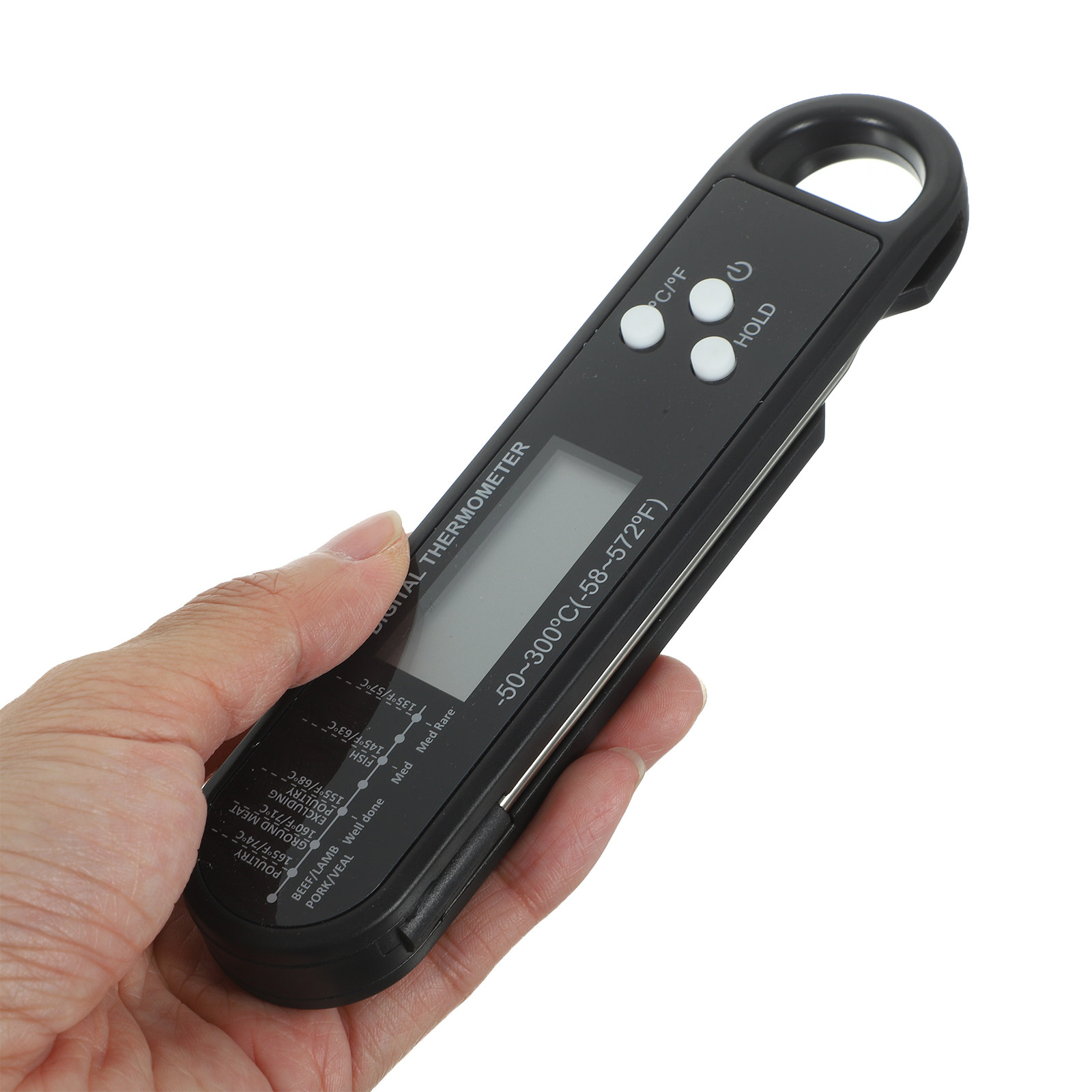 Digital Thermometer Probe - Digital Meat Thermometer Stainless Steel Long