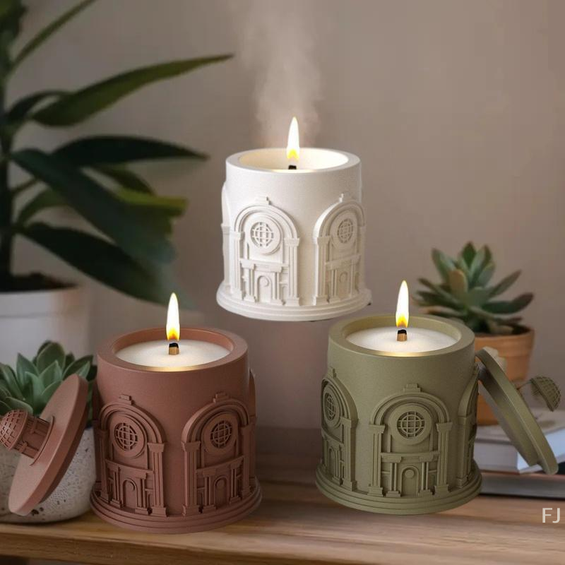 [YU]Building Storage Jar Silic - Candle Making Supplies Jars 评论和价格