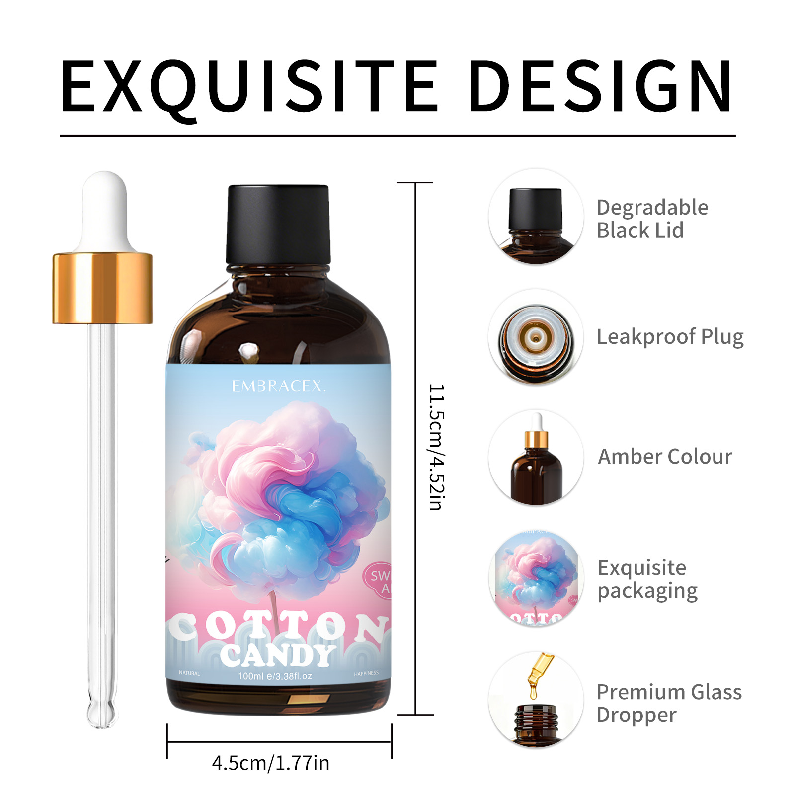 100ml Cotton Candy Essential O - Candle Supplies Free Shipping 评论和价格