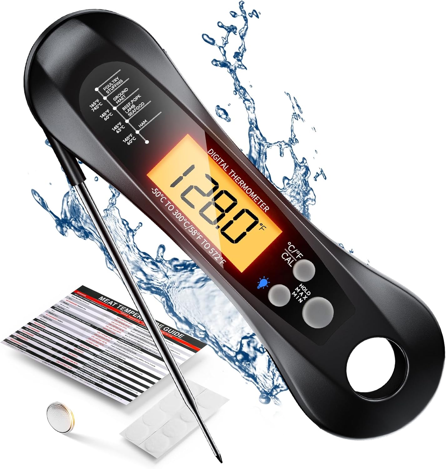 Digital Meat Thermometer Water - Digital Thermometer Probe 评论和价格