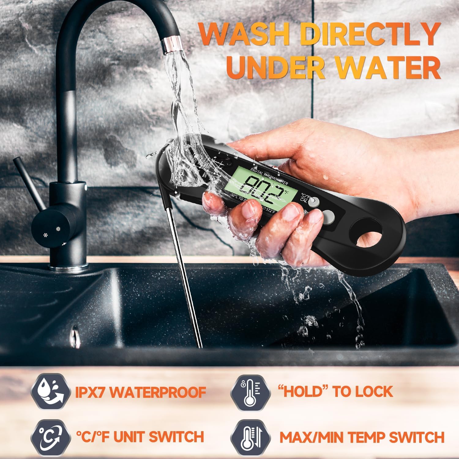 Digital Meat Thermometer Water - Digital Thermometer Probe 评论和价格