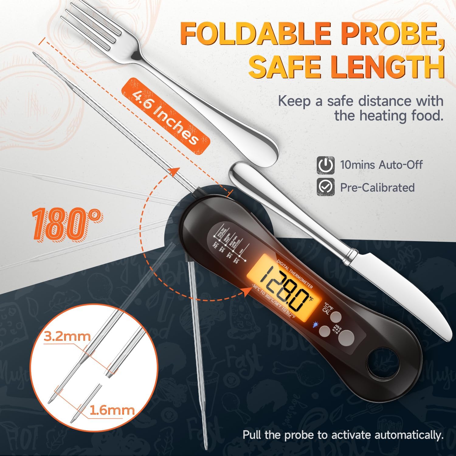 Digital Meat Thermometer Water - Digital Thermometer Probe 评论和价格