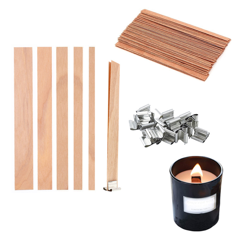30/50pcs Wooden Candle Wick Se - Candle Making Supplies Jars 评论和价格