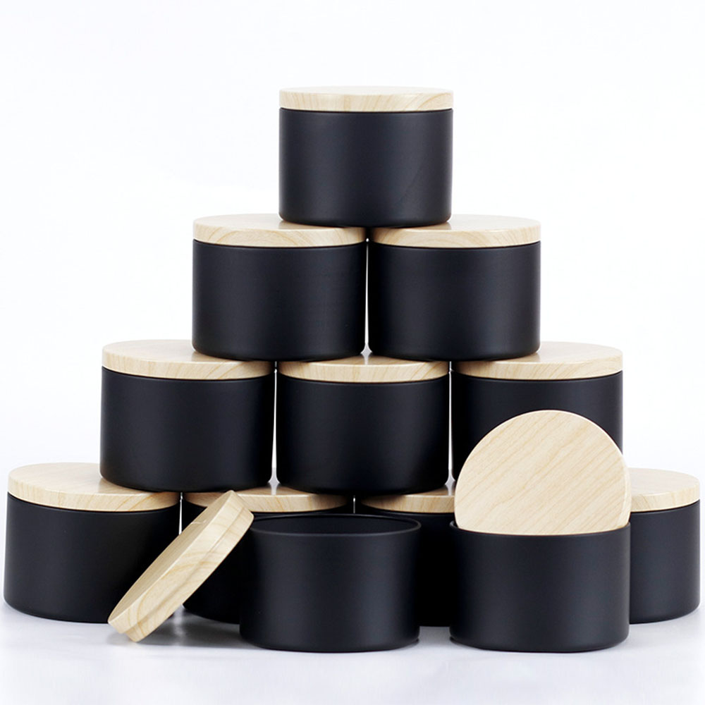 24pcs 4oz Black Candle Jars ,R - Candle Making Supplies Jars 评论和价格