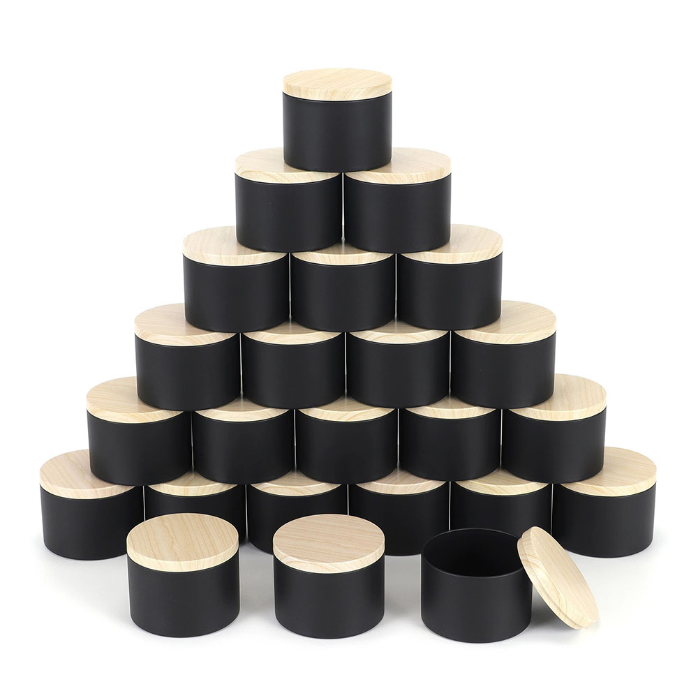 24pcs 4oz Black Candle Jars ,R - Candle Making Supplies Jars 评论和价格