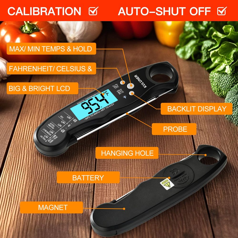 Digital Waterproof Meat Thermo - Digital Thermometer Probe 评论和价格