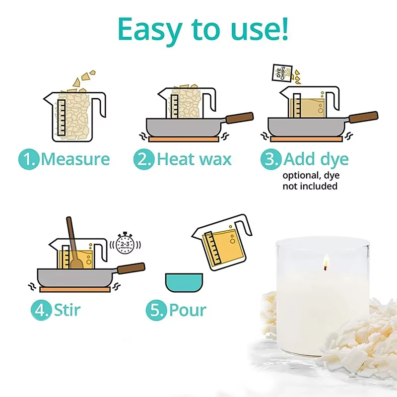 1kg/500/250/100g Pure Soy Wax  - Candle Supplies Bulk 评论和价格