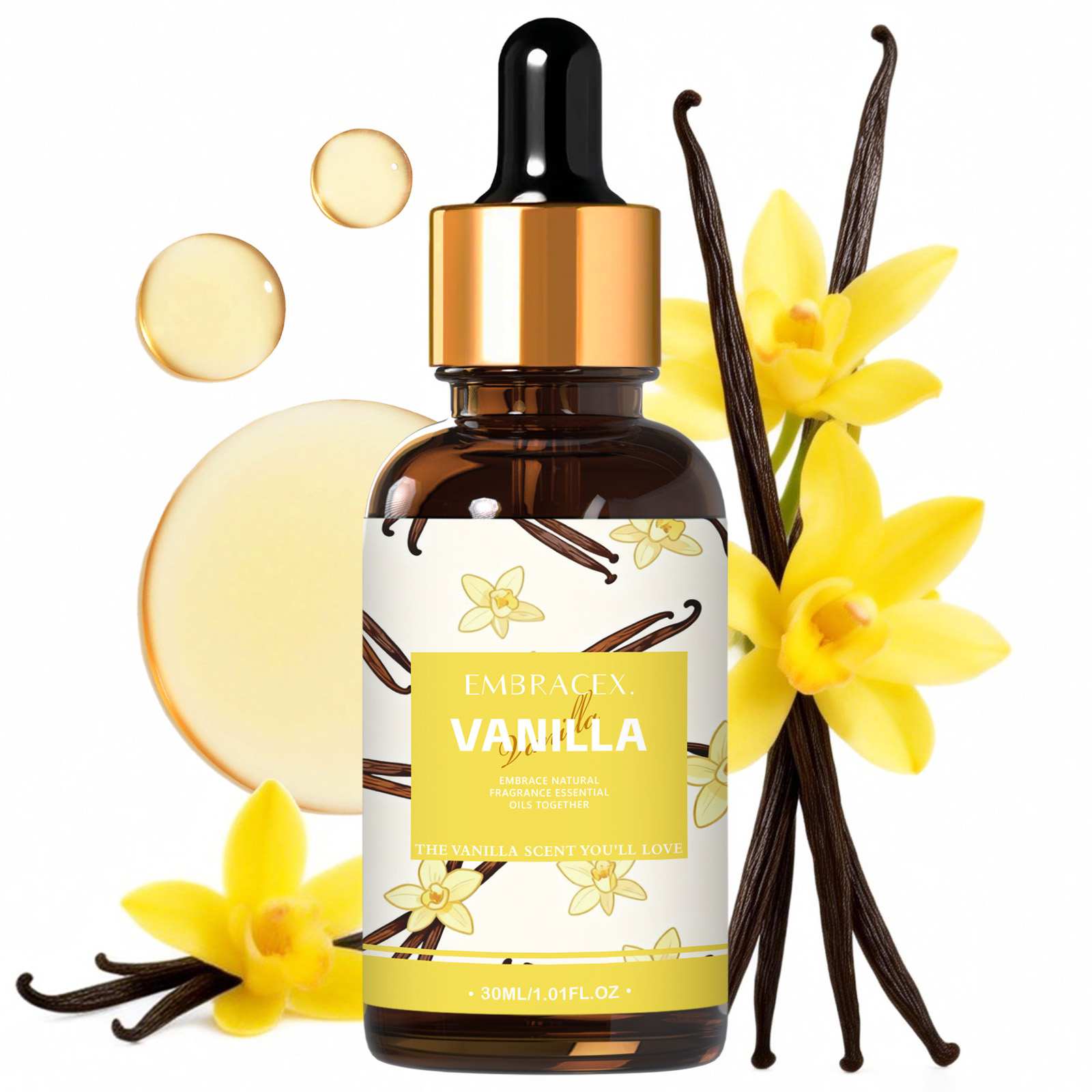 30ml Vanilla Essential Oil Per - Candle Supplies Free Shipping 评论和价格