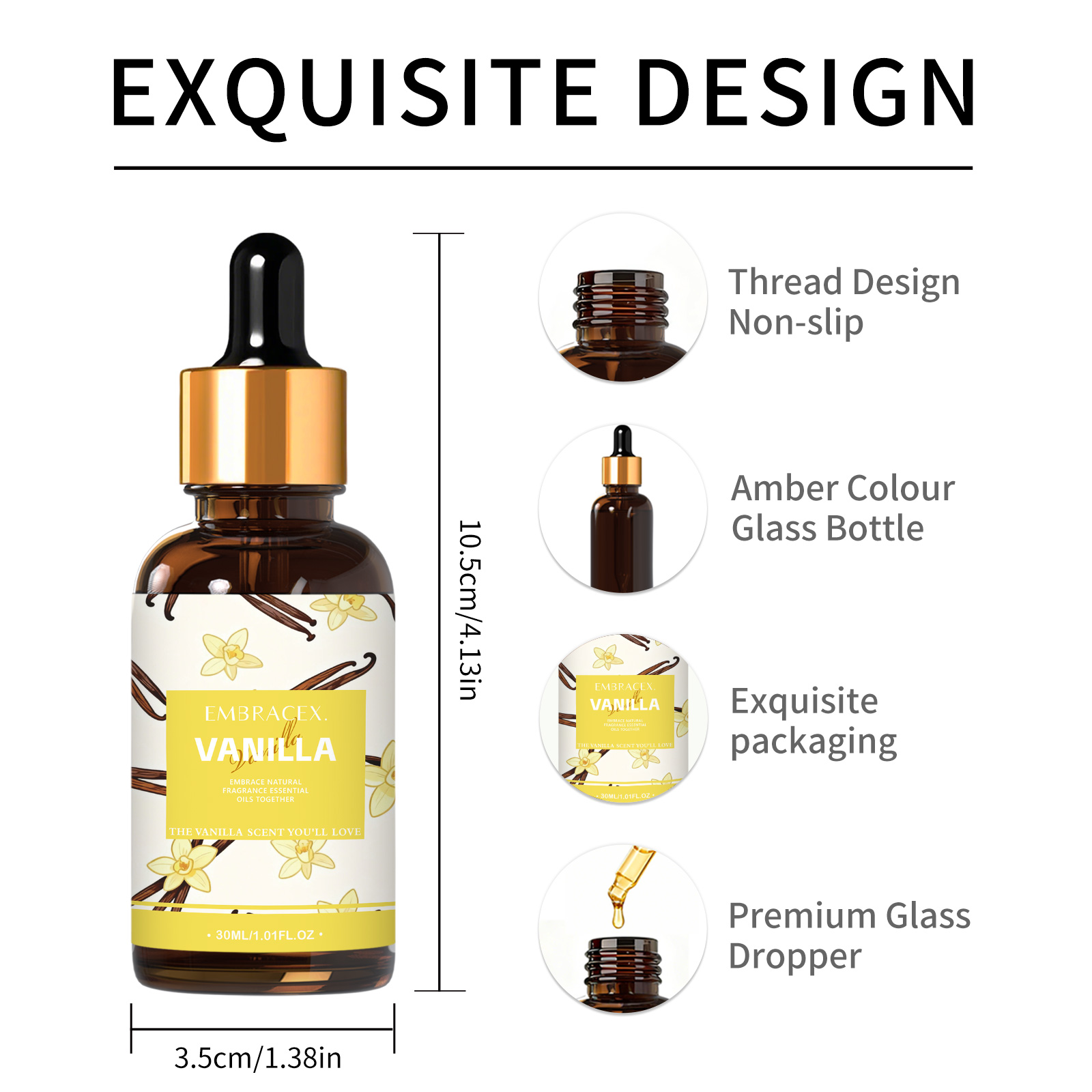 30ml Vanilla Essential Oil Per - Candle Supplies Free Shipping 评论和价格