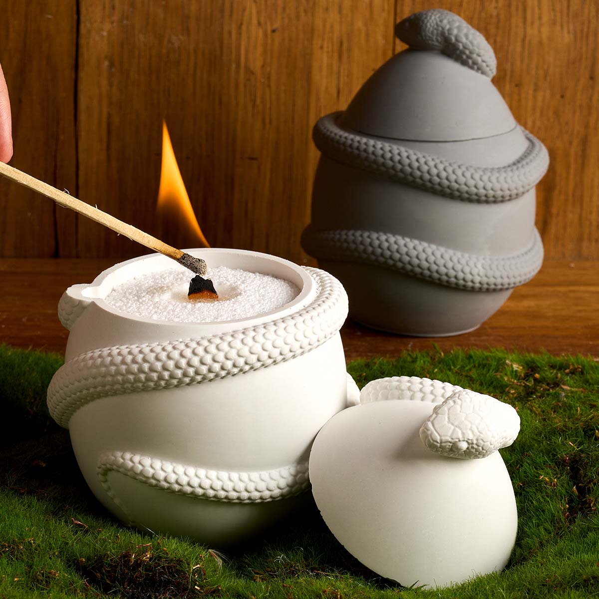 Snake Egg with Lid Candle Jar  - Candle Making Supplies Jars 评论和价格
