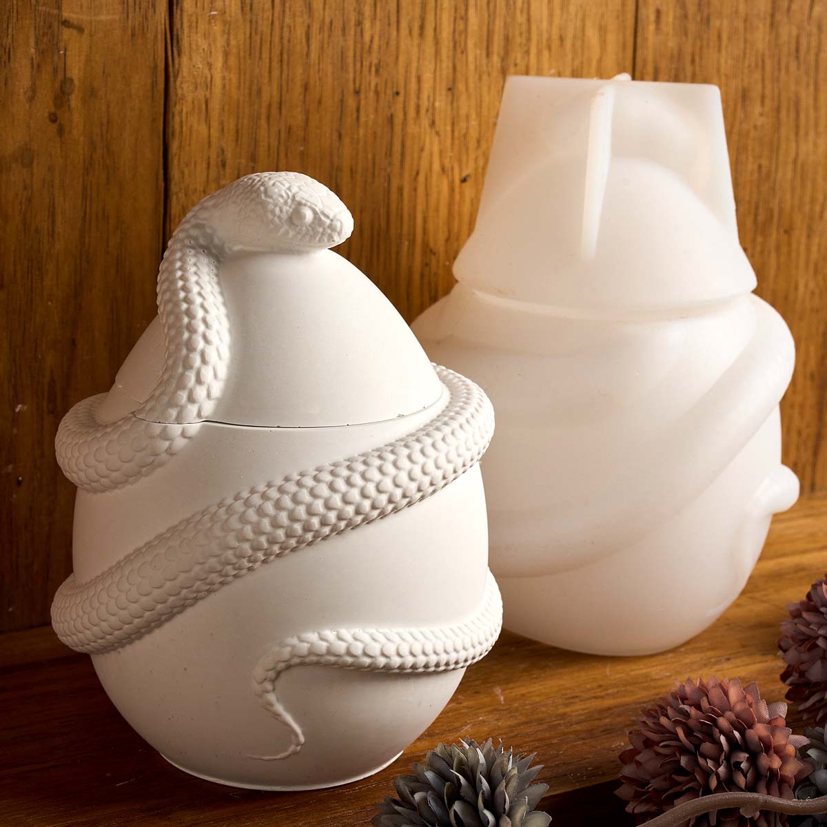 Snake Egg with Lid Candle Jar  - Candle Making Supplies Jars 评论和价格