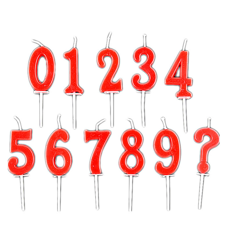 1 PC New Red Digital Candle Bi - Candle Surprise 评论和价格