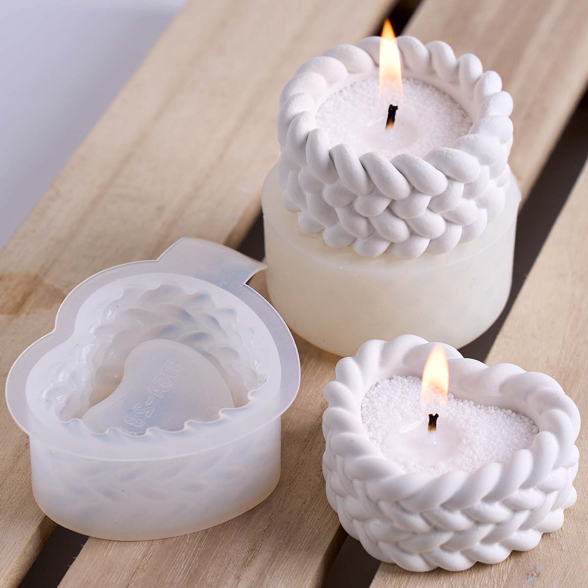 Mini Weaving Shape Candle Jar  - Candle Making Supplies Jars 评论和价格