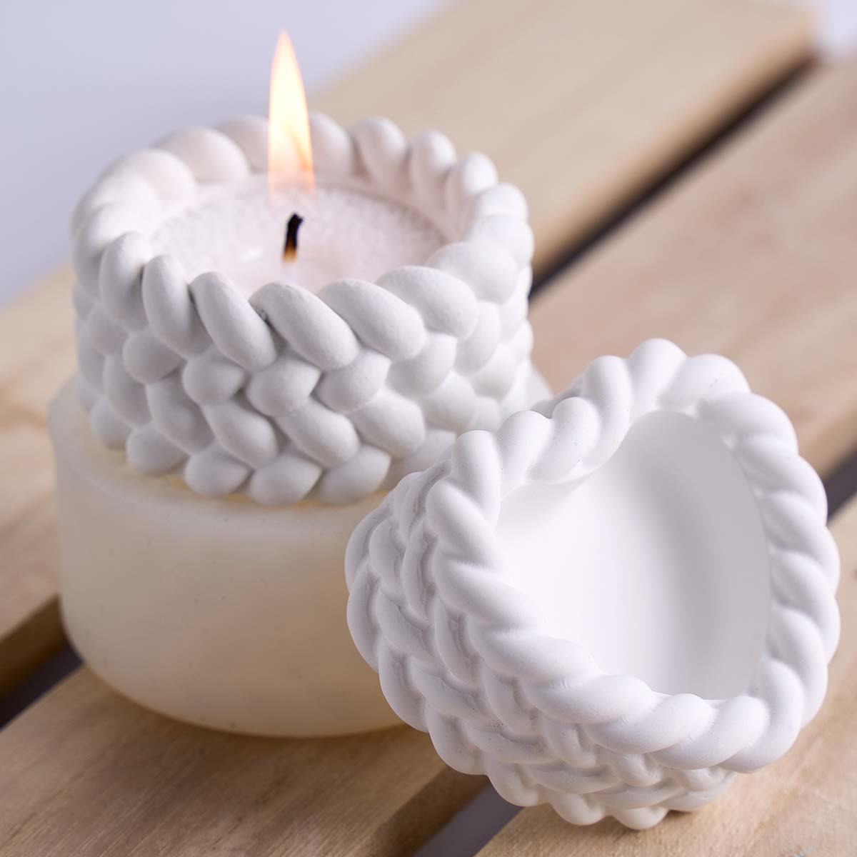 Mini Weaving Shape Candle Jar  - Candle Making Supplies Jars 评论和价格
