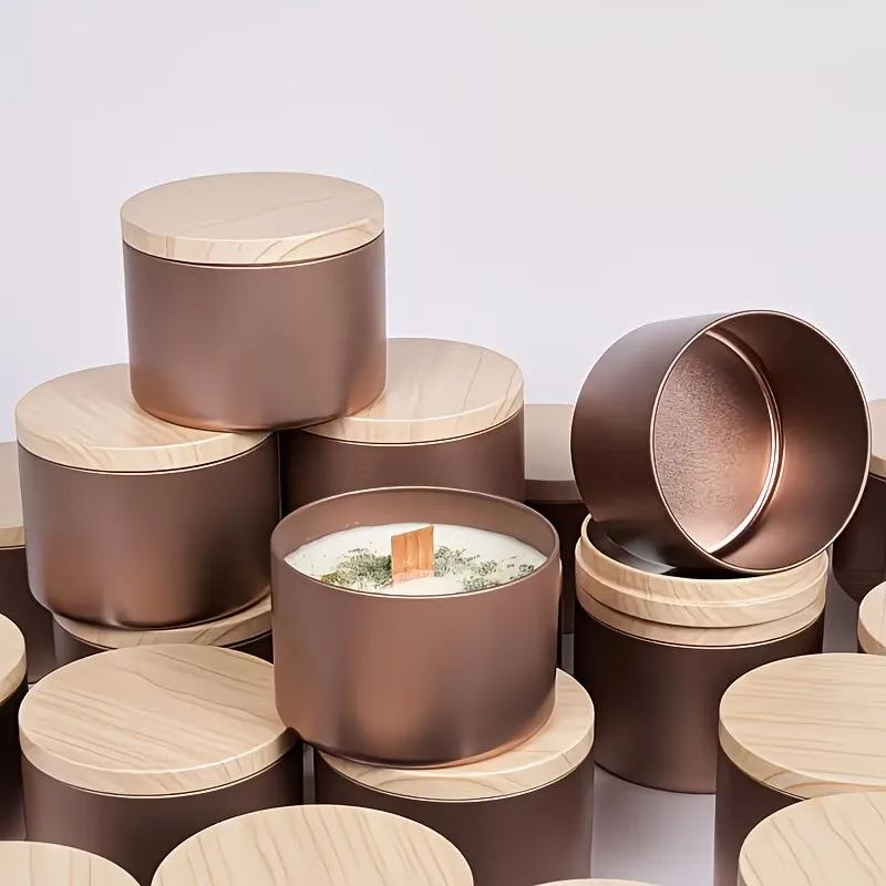 Rose Golden Metal Candle Jars  - Candle Making Supplies Jars 评论和价格