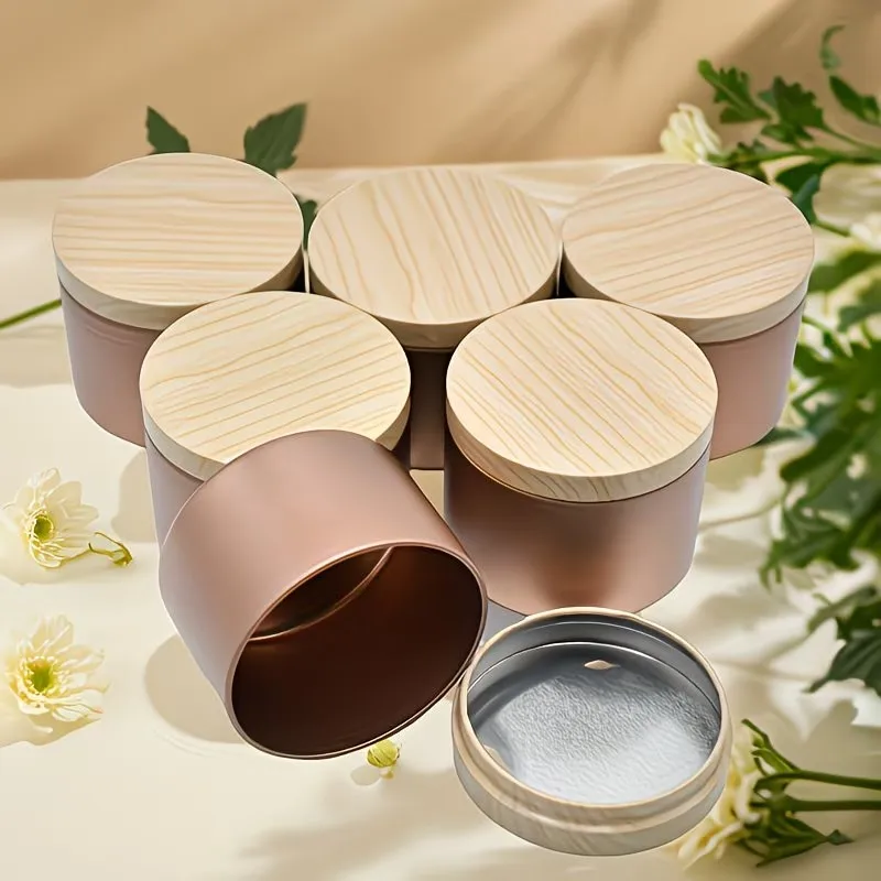 Rose Golden Metal Candle Jars  - Candle Making Supplies Jars 评论和价格