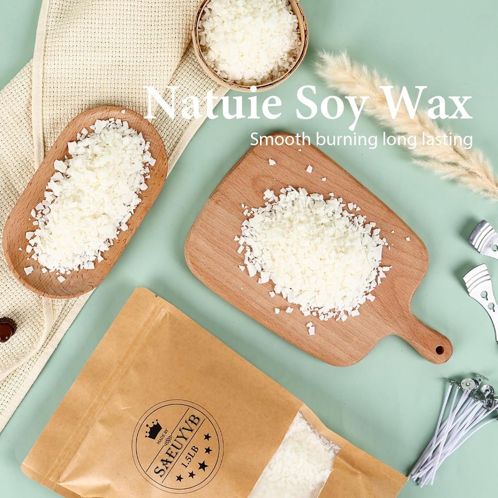 DIY Soy Candle Making Kit - Su - Candle Making Supplies Jars 评论和价格