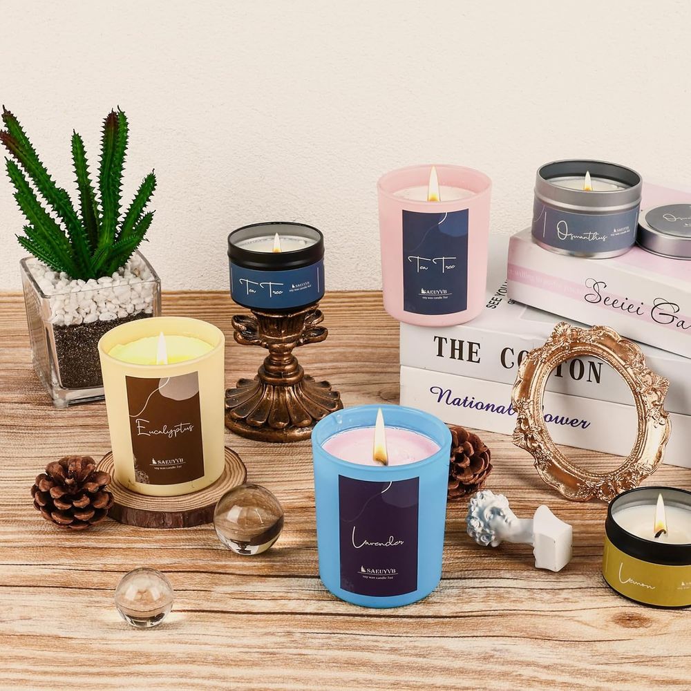 DIY Soy Candle Making Kit - Su - Candle Making Supplies Jars 评论和价格
