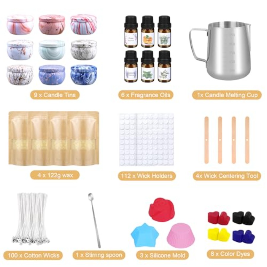 Candle Making Kits for Adults, - Candle Making Supplies Jars 评论和价格