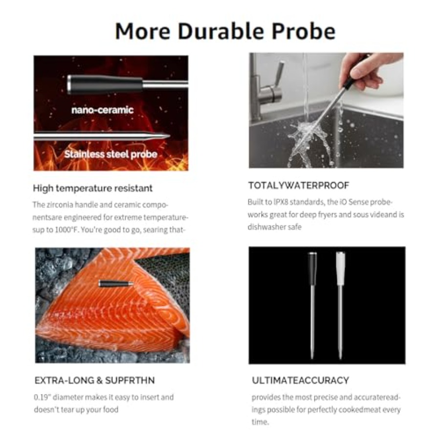 Smart Wireless Meat Thermomete - Digital Thermometer Probe 评论和价格