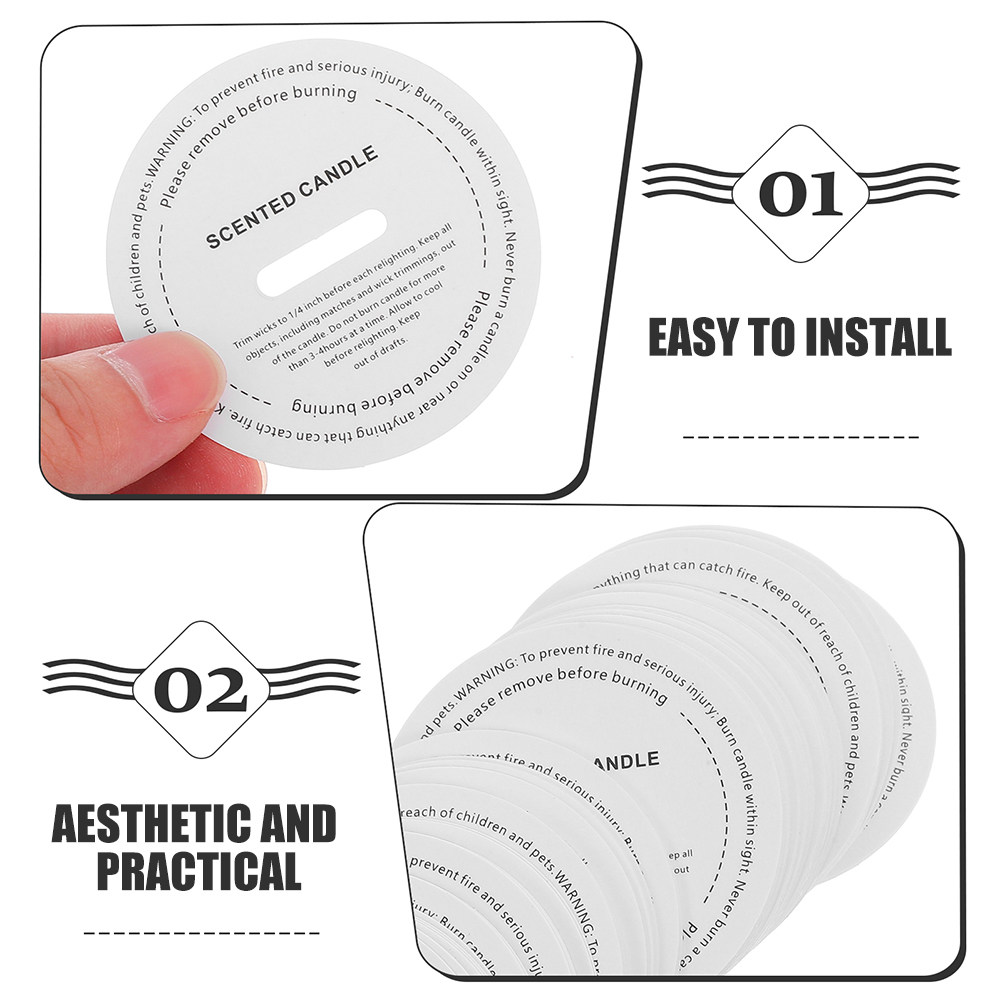 50Pcs Dust Covers White Paper  - Candle Supplies Bulk 评论和价格