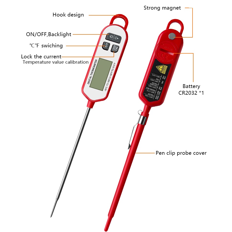 Digital Meat Thermometer  Inst - Digital Thermometer Probe 评论和价格