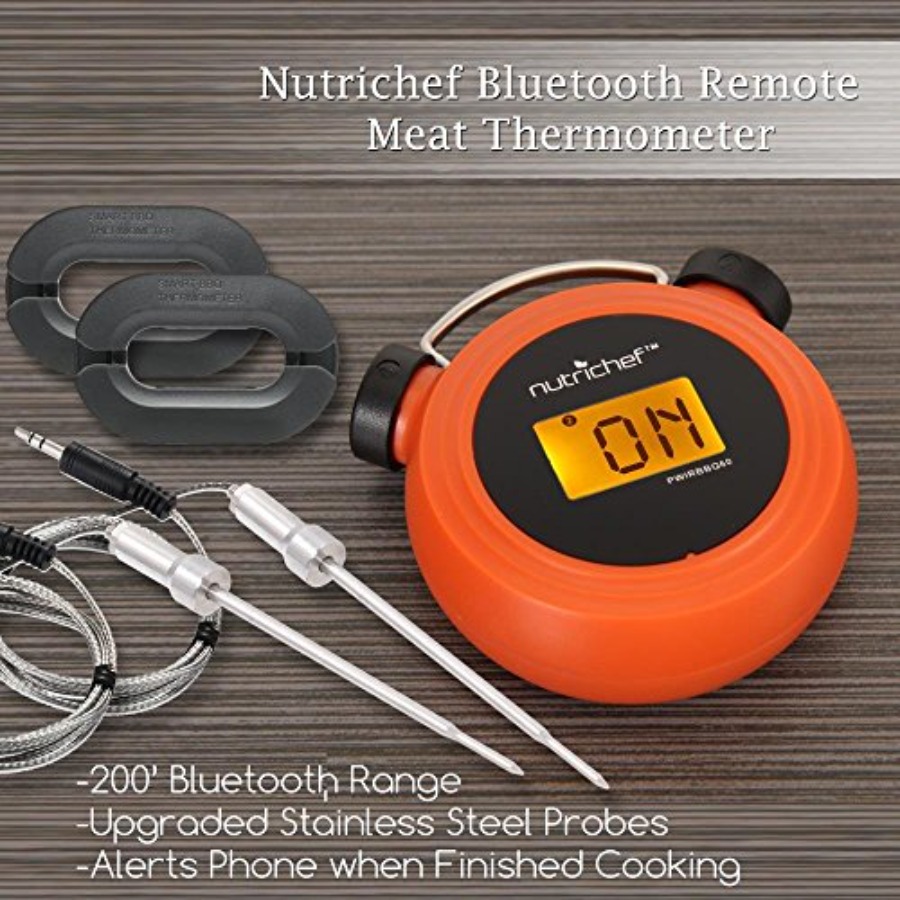 Smart Bluetooth BBQ Grill Ther - Digital Thermometer Probe 评论和价格