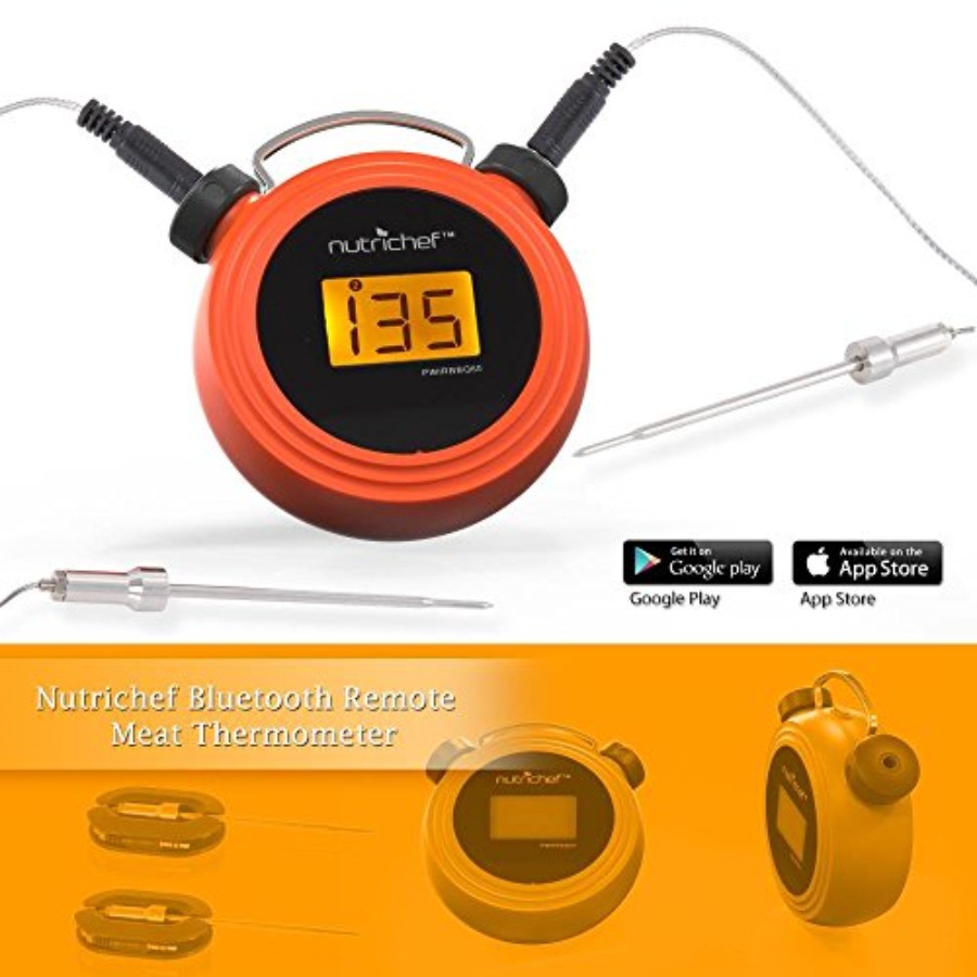 Smart Bluetooth BBQ Grill Ther - Digital Thermometer Probe 评论和价格