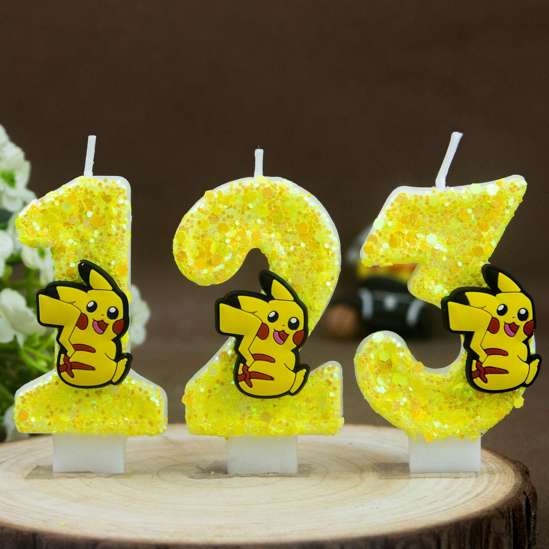 Birthday candle yellow Pikachu - Candle Surprise 评论和价格