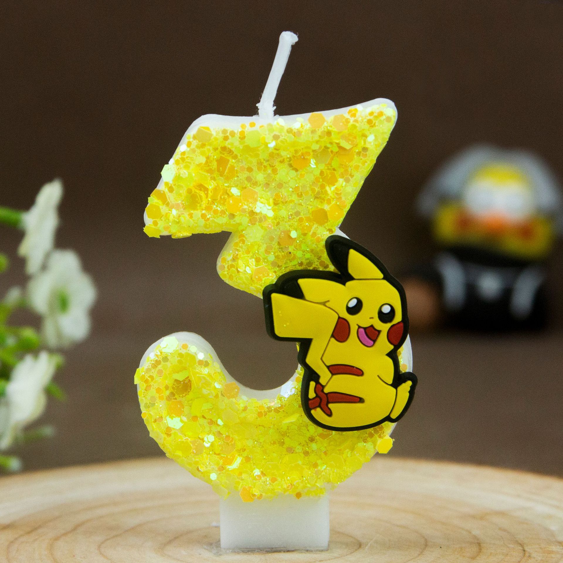 Birthday candle yellow Pikachu - Candle Surprise 评论和价格