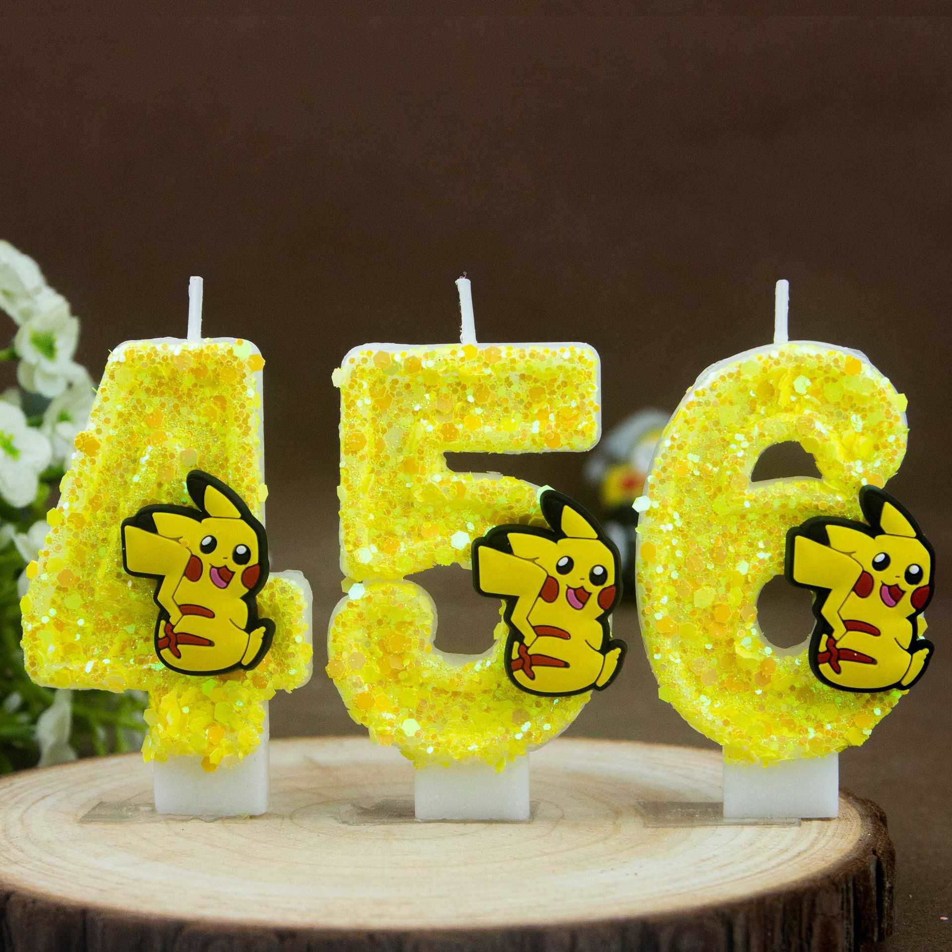 Birthday candle yellow Pikachu - Candle Surprise 评论和价格