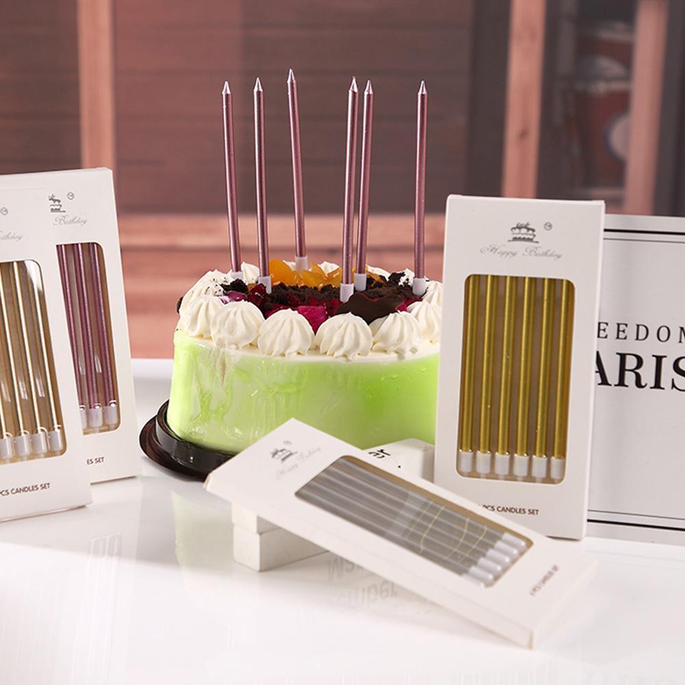 6/18pcs Metal Gold Silver Birt - Candle Supplies Free Shipping 评论和价格