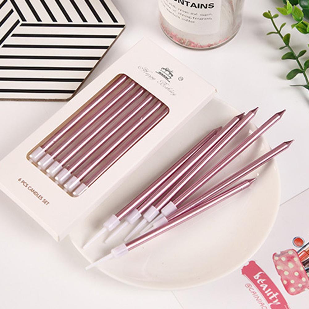 6/18pcs Metal Gold Silver Birt - Candle Supplies Free Shipping 评论和价格