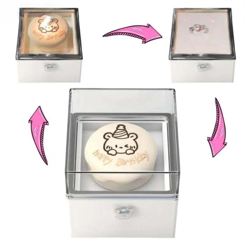 Automatic Flip Bear Flip Ring  - Candle Surprise 评论和价格