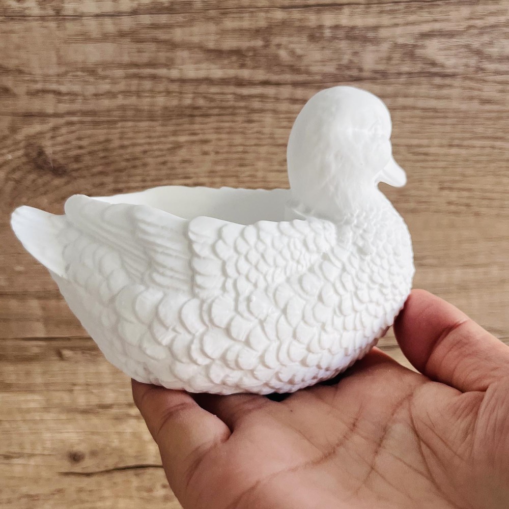 Beautiful Plaster Duck Storage - Candle Making Supplies Jars 评论和价格
