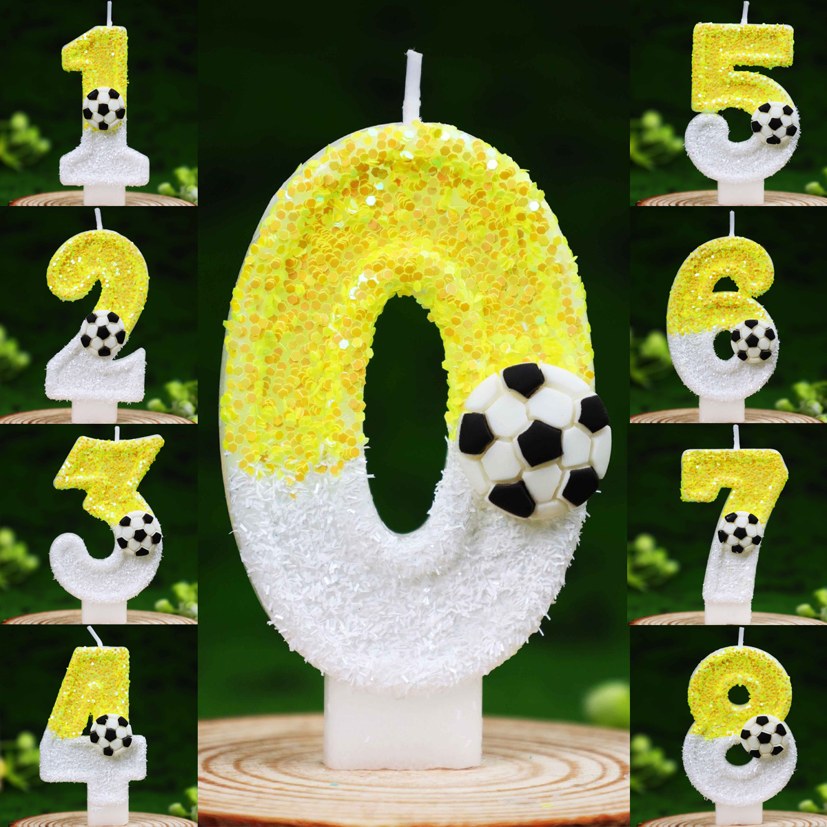 Yellow White Sequins Sports Fo - Candle Supplies Free Shipping 评论和价格