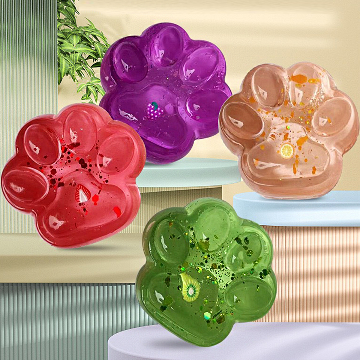 100G 7Colors Jelly Wax DIY Han - Candle Supplies Bulk 评论和价格