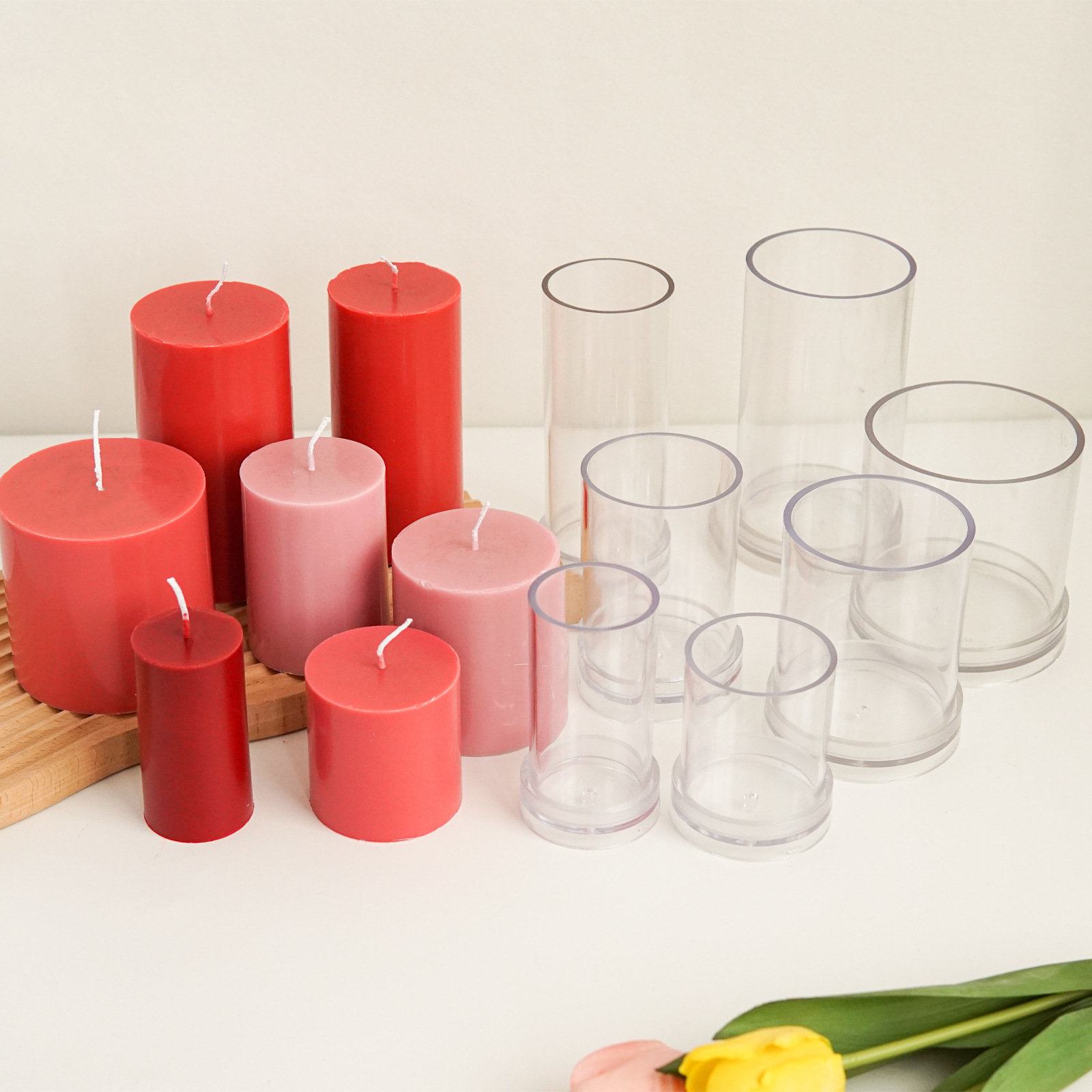 Various 3D Cylindrical Candle  - Candle Making Supplies Jars 评论和价格