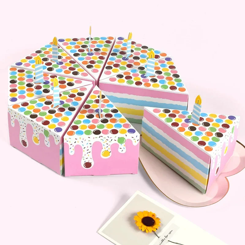 8Pcs Creative Candle Dot Cake  - Candle Surprise 评论和价格