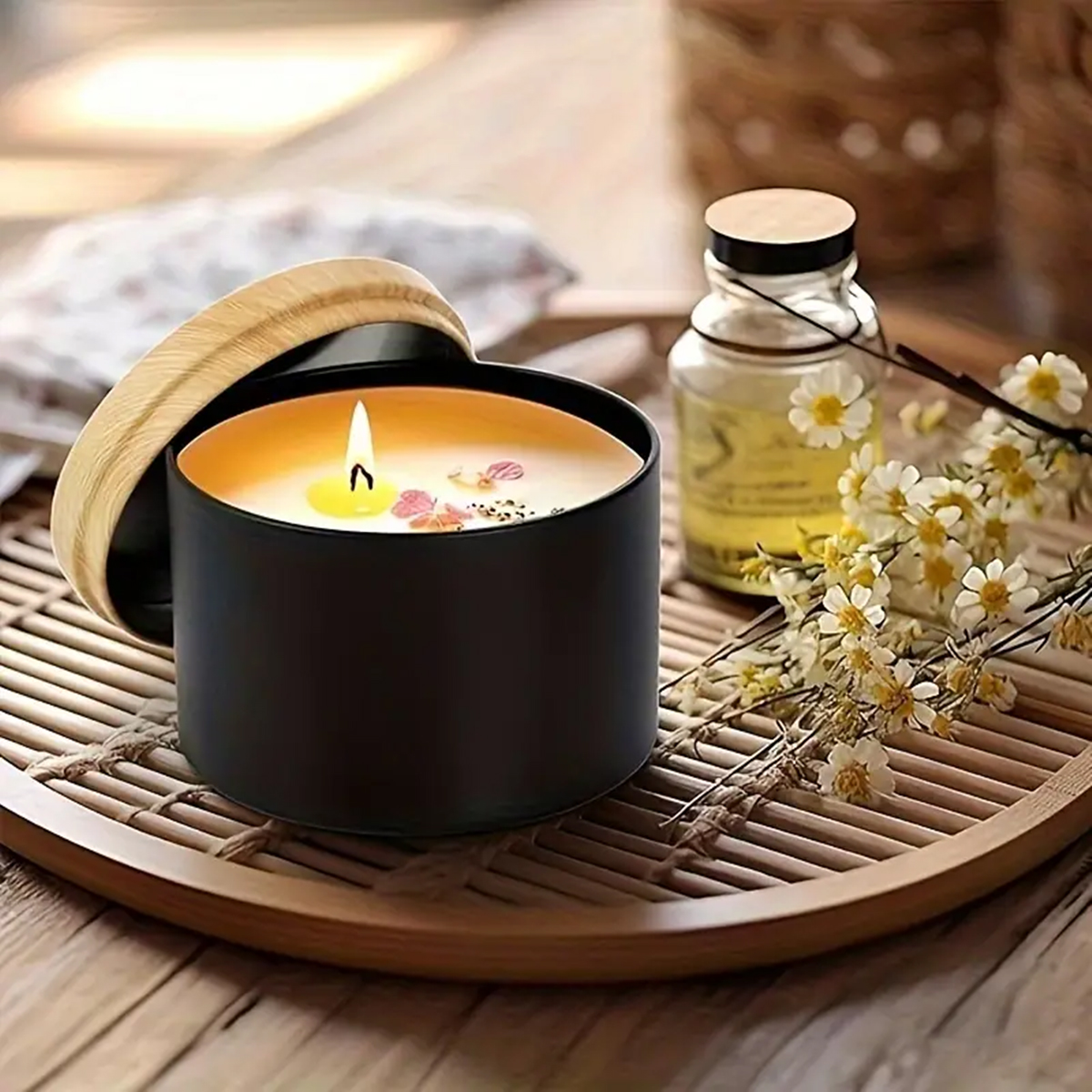 12pcs 4oz Candle Tins With Lid - Candle Making Supplies Jars 评论和价格