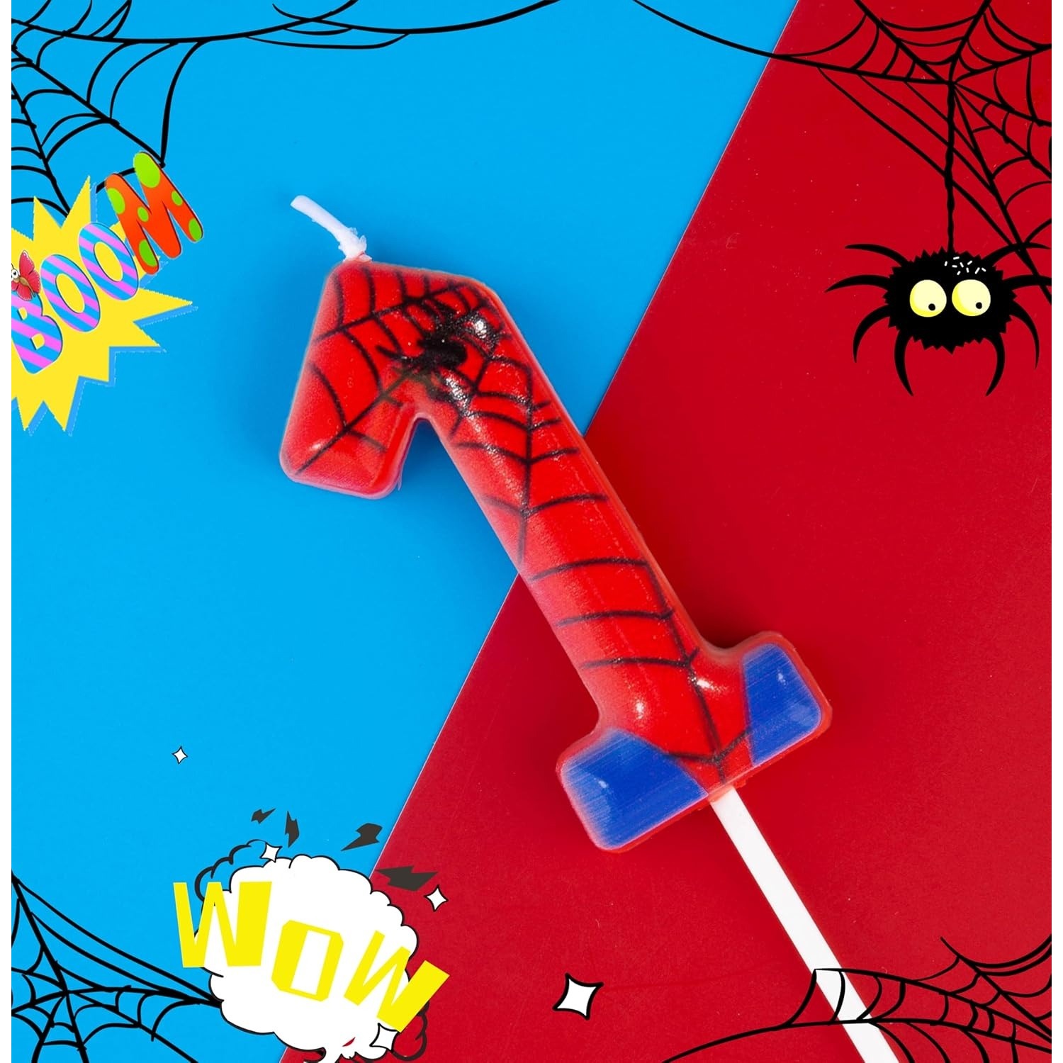 Spider Party 0-9 Birthday Cand - Candle Supplies Free Shipping 评论和价格