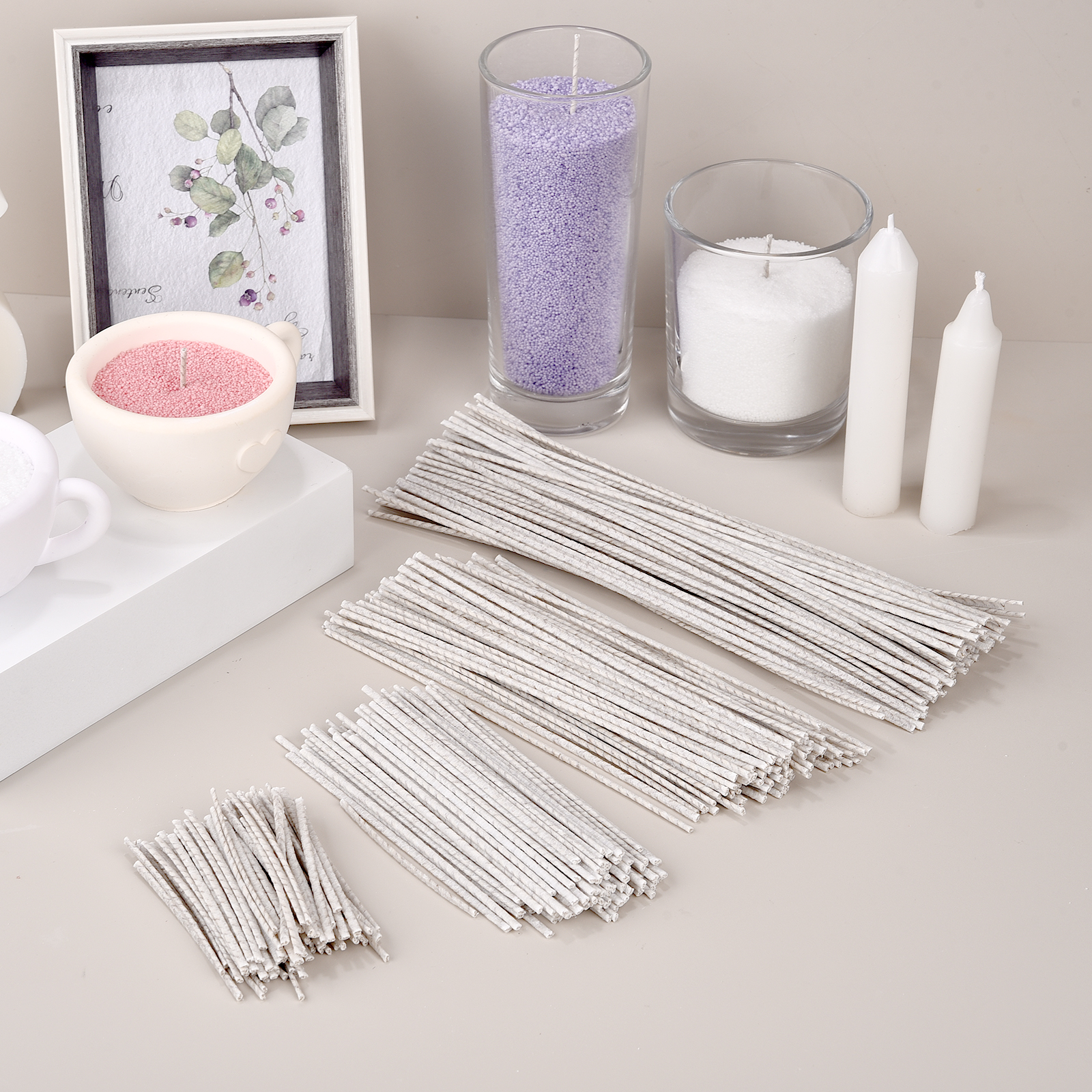 100pcs Wooden Candles Wick Can - Candle Making Supplies Jars 评论和价格