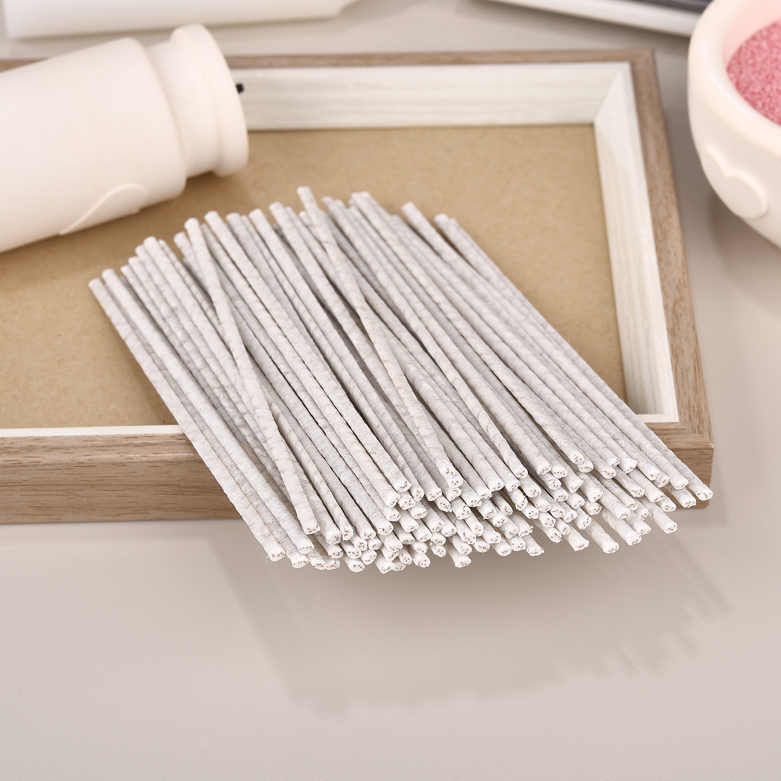 100pcs Wooden Candles Wick Can - Candle Making Supplies Jars 评论和价格