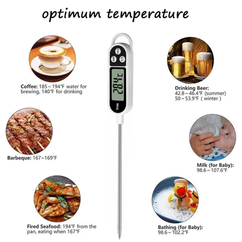 Digital Probe Type Kitchen The - Digital Thermometer Probe 评论和价格